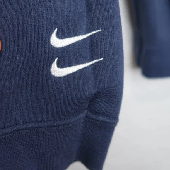 Nike Swoosh Big Girls Kids Blue Crewneck Sz L Casual School Lounge Comfort EUC - Picture 6 of 9